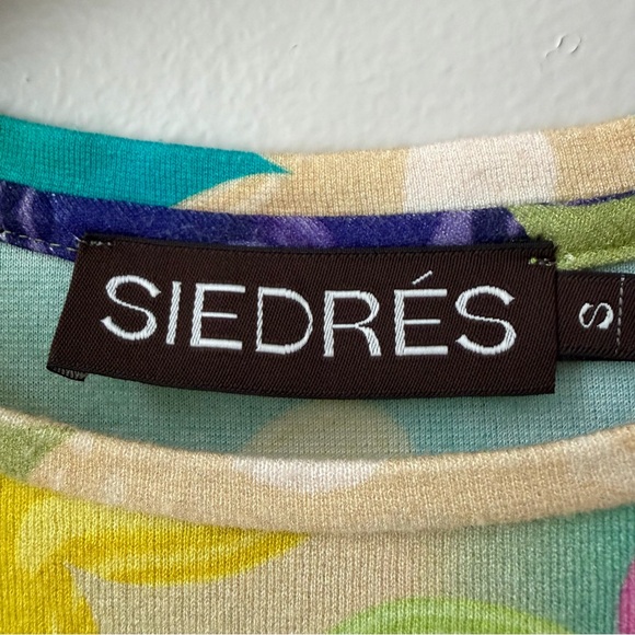 SIEDRES Size S Vintage Inspired Floral Retro Crop Top - BOHO - Picture 5 of 7